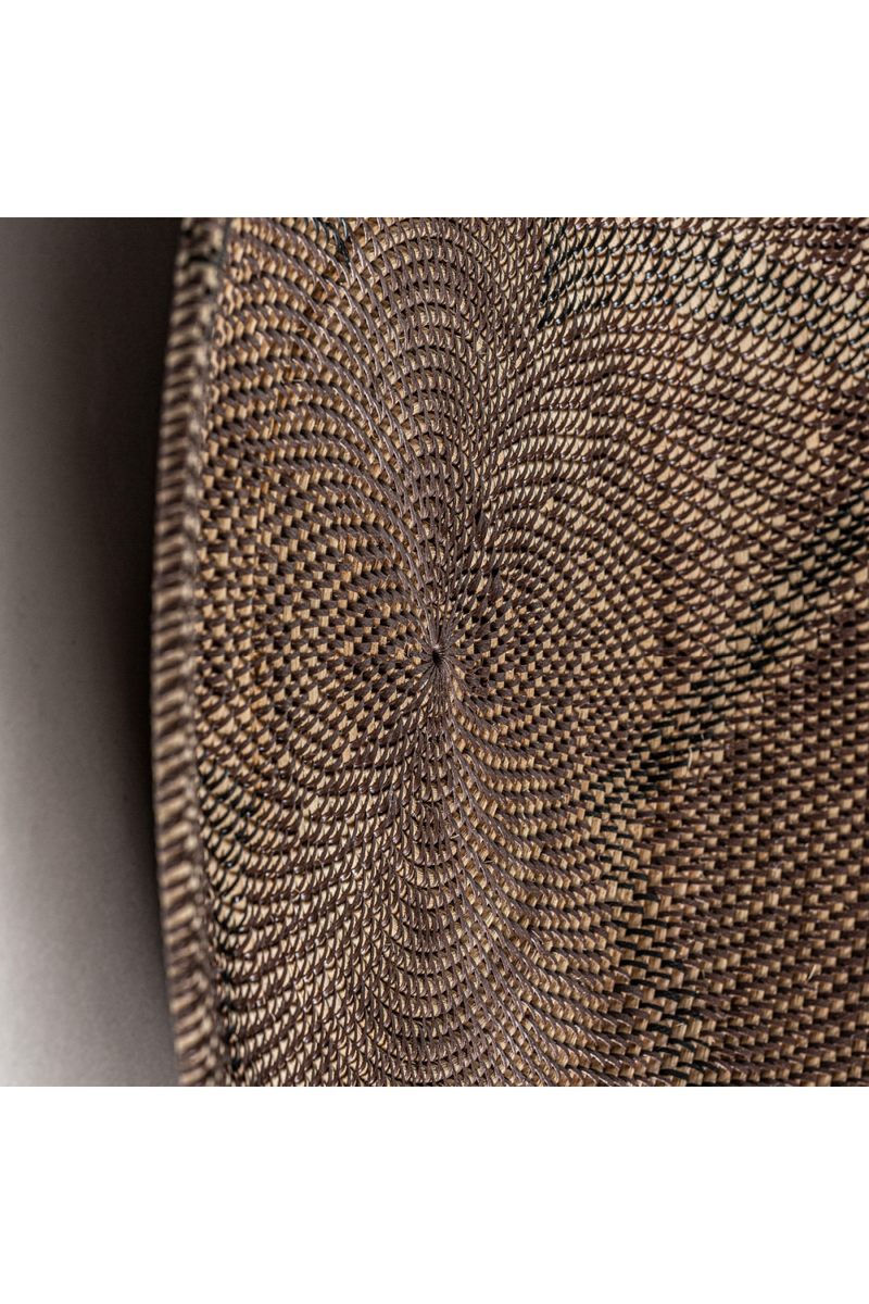 Brown Rattan Round Wall Decor | Vical Home Zirba | Oroatrade.com