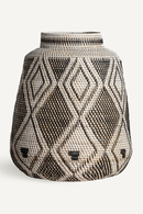 Geometric Patterned Rattan Vase | Vical Home Zirba | Oroatrade.com
