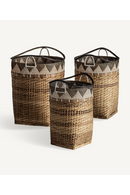 Rattan Stackable Baskets (3) | Vical Home Zirba | Oroatrade.com