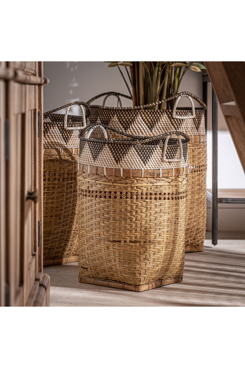 Rattan Stackable Baskets (3) | Vical Home Zirba | Oroatrade.com