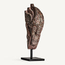 Aged Wood Head Decorative Figure | Vical Home