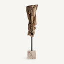 Organic-Shaped Tropical Wood Sculpture | Vical Home