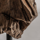 Organic-Shaped Tropical Wood Sculpture | Vical Home