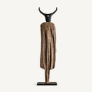 Rustic Tropical Wood Sculpture | Vical Home Anuket