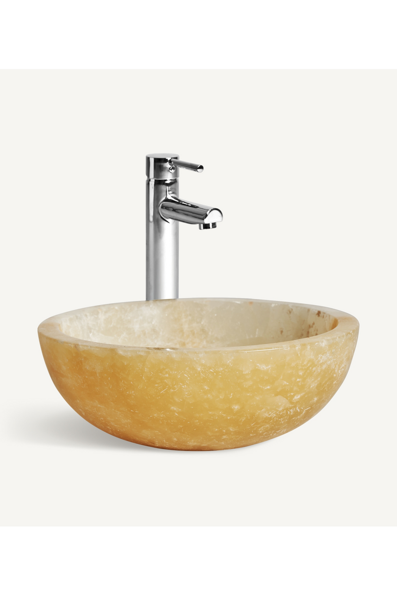 Round Onyx Bathroom Sink | Vical Home Altair | Oroatrade.com