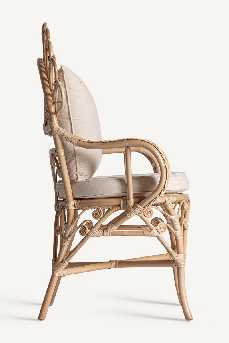 Natural Rattan Statement Armchair | Vical Home Nulvi | Oroatrade.com