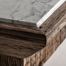 Hospitality furniture - White Marble Top Coffee Table - www.oroatrade.com