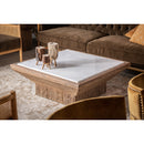Hospitality furniture - White Marble Top Coffee Table - www.oroatrade.com