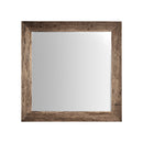 Rustic Pine Square Mirror | Vical Home Samsun