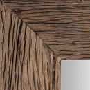 Rustic Pine Square Mirror | Vical Home Samsun