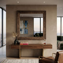 Rustic Pine Square Mirror | Vical Home Samsun