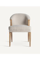 Pine Framed Bouclé Dining Chair | Vical Home Pratti | Oroatrade.com
