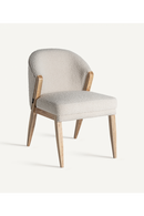 Pine Framed Bouclé Dining Chair | Vical Home Pratti | Oroatrade.com