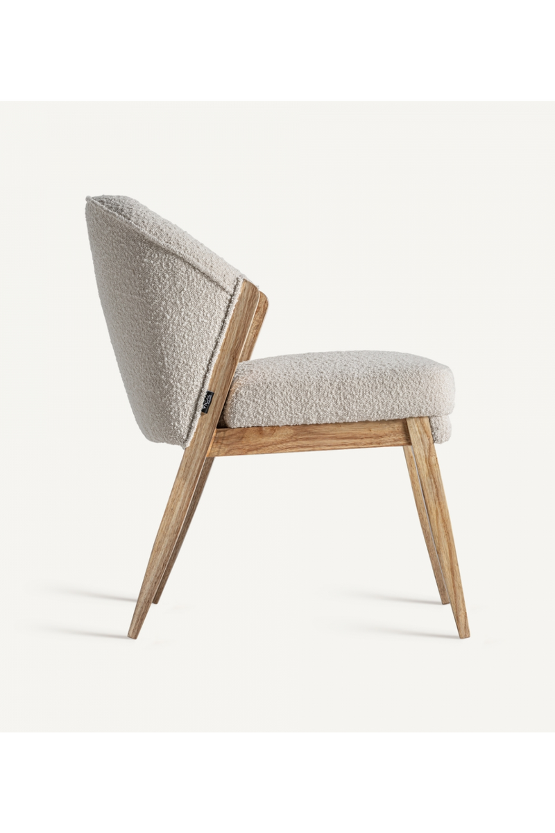 Pine Framed Bouclé Accent Chair | Vical Home Pratti | Oroatrade.com