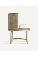 Curved Oak Padded Dining Chair | Vical Home Varaire | Oroatrade.com