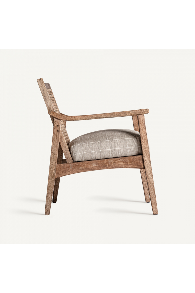 Rattan Cane Back Armchair | Vical Home Valhey | Oroatrade.com