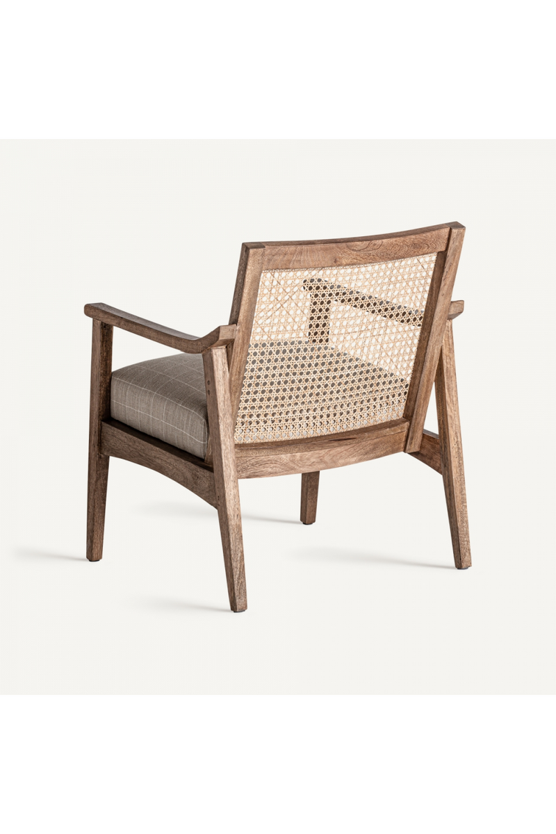 Rattan Cane Back Armchair | Vical Home Valhey | Oroatrade.com