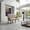 Beige Fabric Tufted Sofa | Vical Home Hestroff