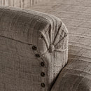 Beige Fabric Tufted Sofa | Vical Home Hestroff