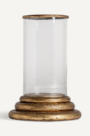 Gold Wooden Candle Holder | Vical Home | Oroatrade.com