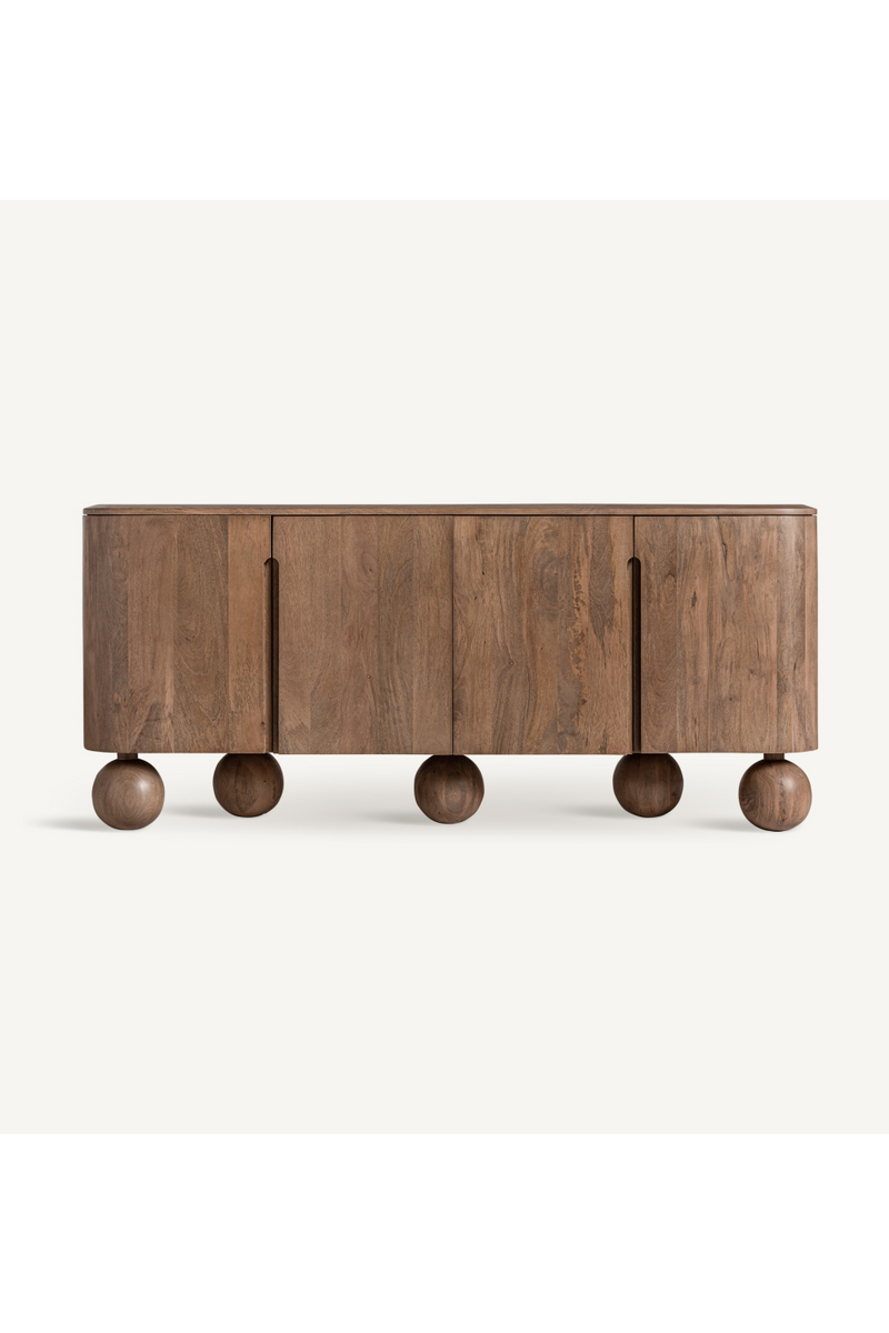 Sphere-Legged Wooden Sideboard | Vical Home Bocksberg | Oroatrade.com