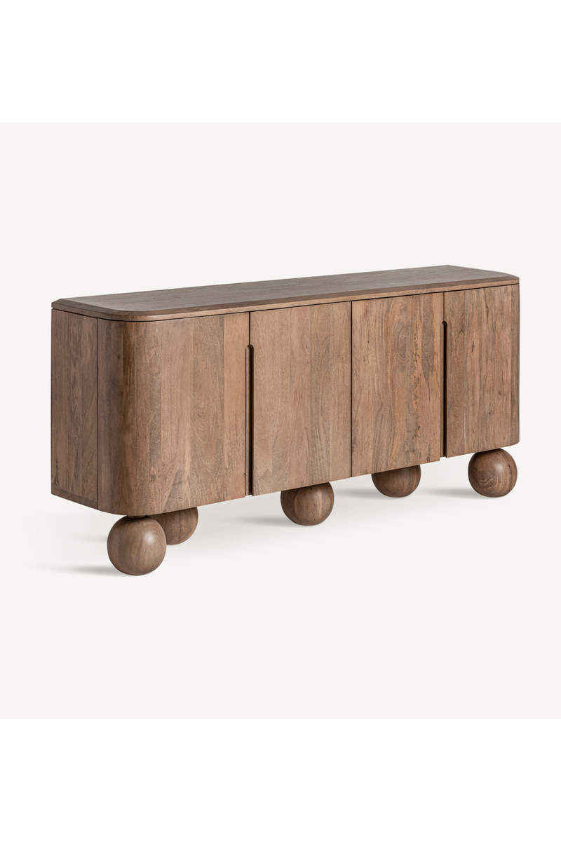 Sphere-Legged Wooden Sideboard | Vical Home Bocksberg | Oroatrade.com