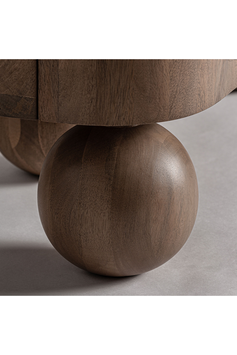 Sphere-Legged Wooden Sideboard | Vical Home Bocksberg | Oroatrade.com