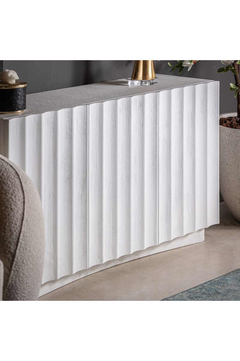 White Cement 3-Door Sideboard | Vical Home Mulcey | Oroatrade.com