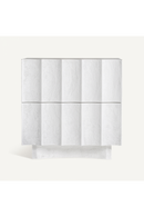 White Fluted 2-Drawer Nightstand | Vical Home Mulcey | Oroatrade.com