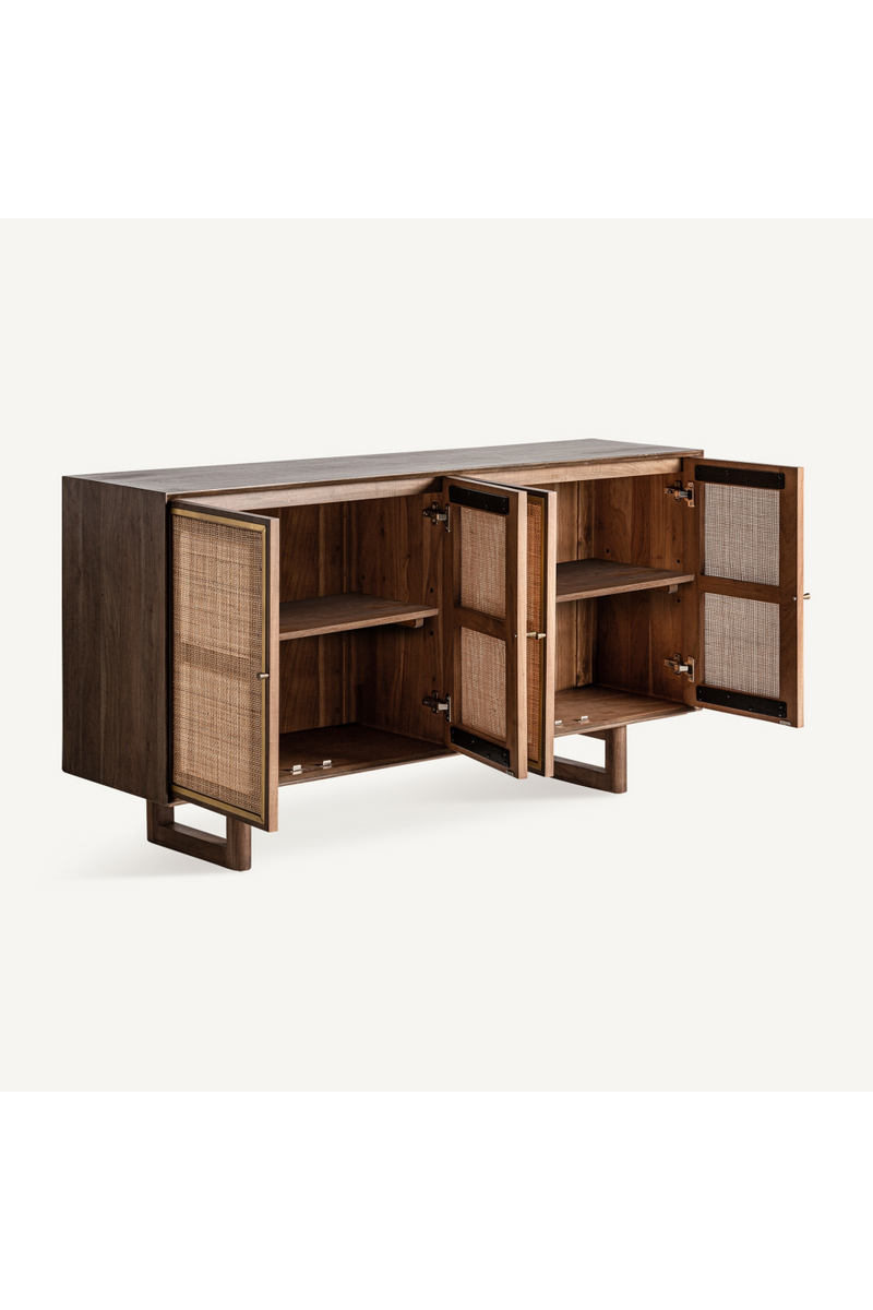 Rattan 4-Door Sideboard | Vical Home Gondorf | Oroatrade.com