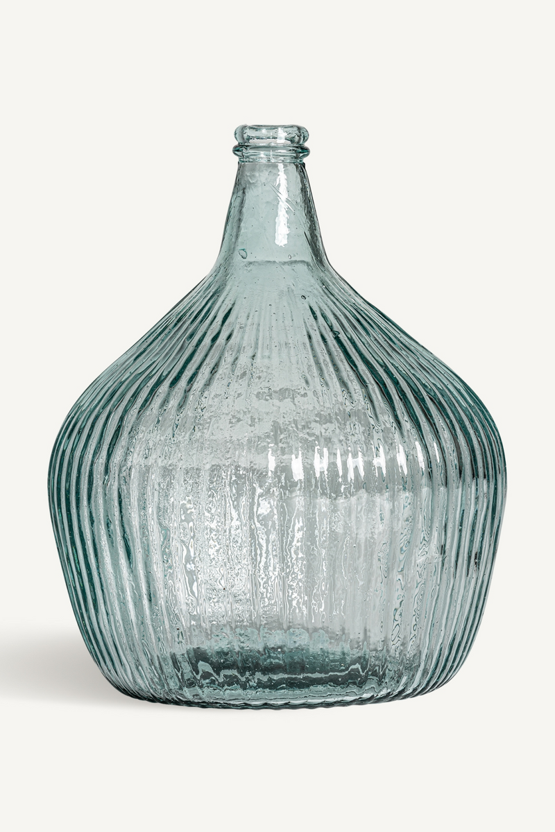 Ridged Glass Vase | Vical Home Sumaya | Oroatrade.com