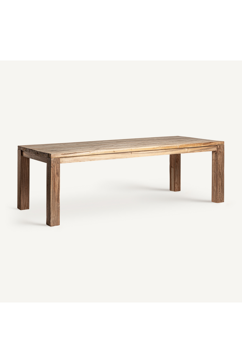 Teak Rectangular Dining Table | Vical Home Lux | Oroatrade.com