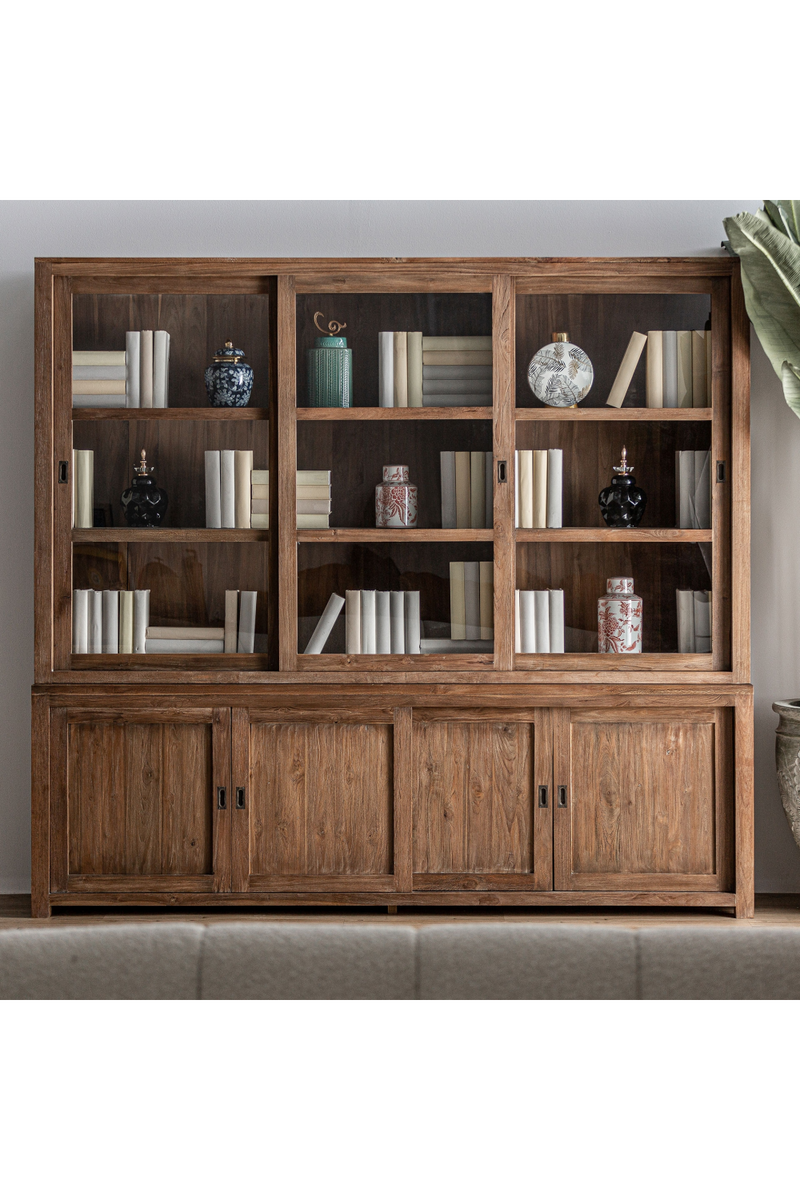 Rustic Teak Display Cabinet | Vical Home Nysted | Oroatrade.com