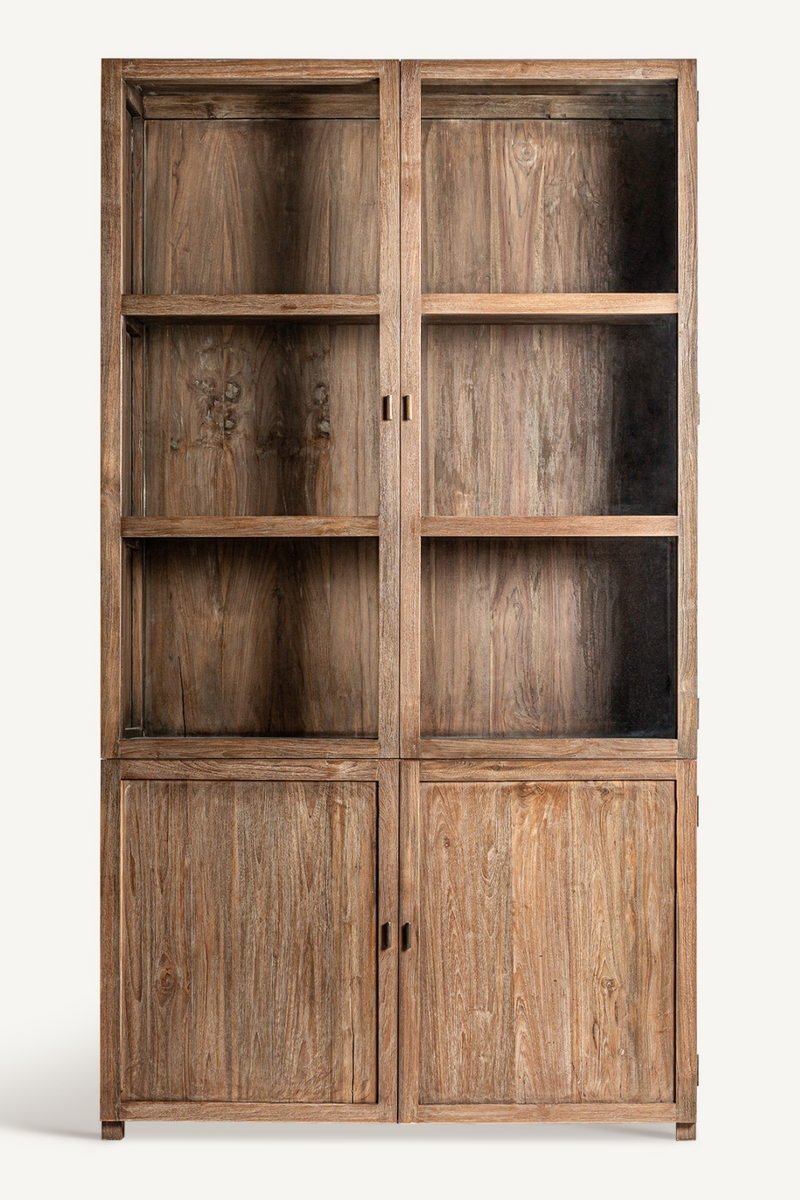 Rustic Teak 2-Door Display Cabinet | Vical Home Nysted | Oroatrade.com