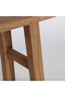 Brown Teak Footrest | Vical Home Lux | Oroatrade.com