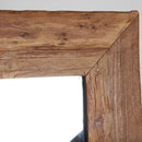 Teak Wood Square Mirror | Vical Home Lux