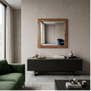 Teak Wood Square Mirror | Vical Home Lux
