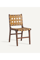 Yellow Leather Dining Chair (2) | Vical Home Strand | Oroatrade.com