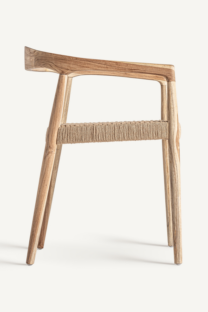 Natural Fiber Seat Armchair | Vical Home Caen | Oroatrade.com