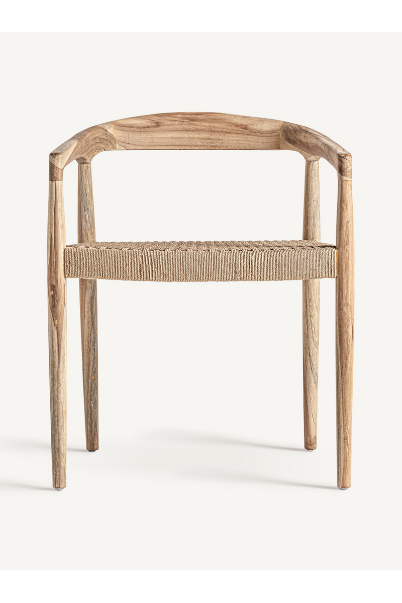 Natural Fiber Seat Armchair | Vical Home Caen | Oroatrade.com