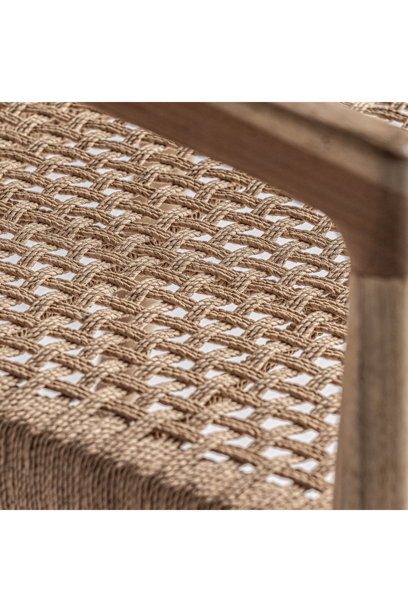 Natural Fiber Seat Armchair | Vical Home Caen | Oroatrade.com