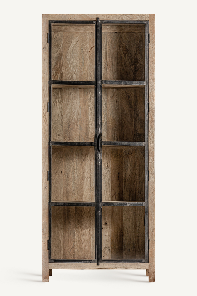 Mango Wood 2-Door Display Cabinet | Vical Home Weyer | Oroatrade.com