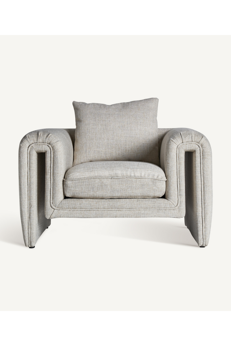 Gray Modern Lounge Armchair | Vical Home Karka | Oroatrade.com