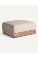 Cream Square Ottoman | Vical Home Kocs | Oroatrade.com