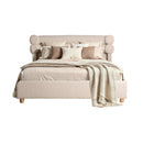 White Boucle Bed | Vical Home Chiari
