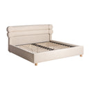 White Boucle Bed | Vical Home Chiari