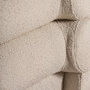 White Boucle Bed | Vical Home Chiari