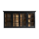 Hospitality furniture - Black Wooden Modular Display Cabinet - www.oroatrade.com