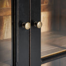 Hospitality furniture - Black Wooden Modular Display Cabinet - www.oroatrade.com