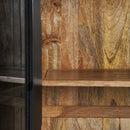 Hospitality furniture - Black Wooden Modular Display Cabinet - www.oroatrade.com